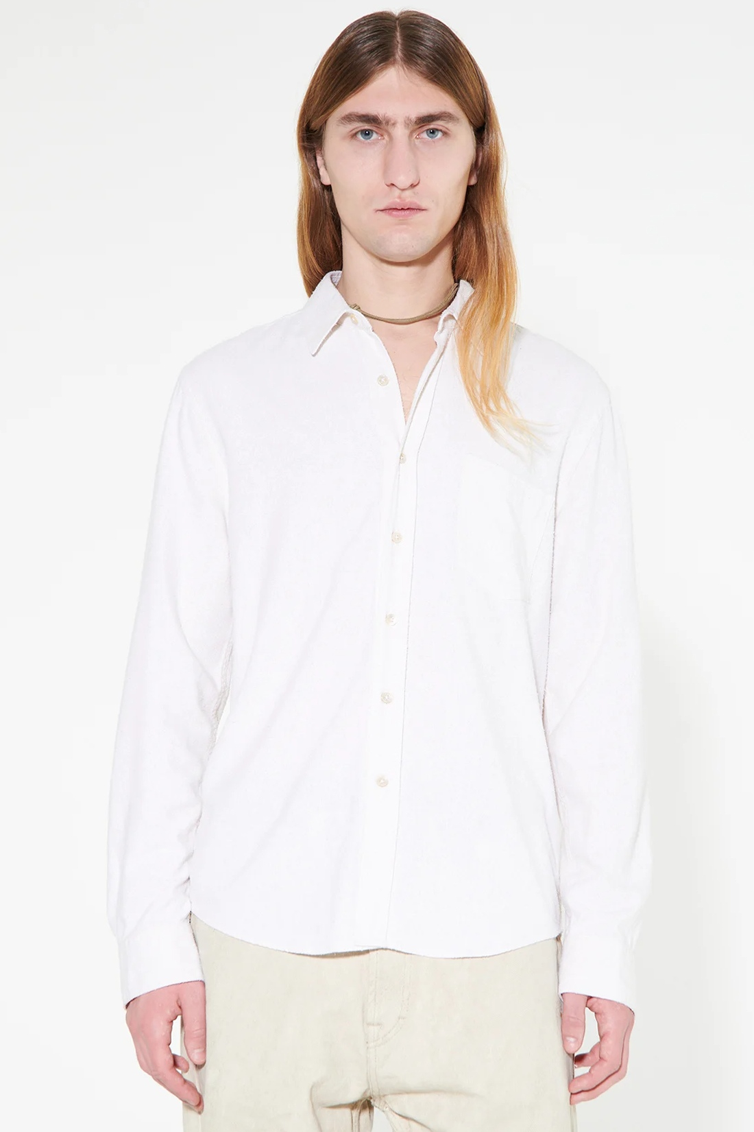 Classic Shirt White Silk | Svean AS Nettbutikk