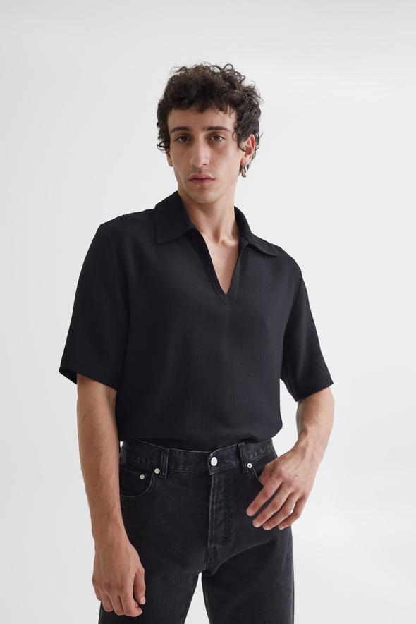 Mate Short Sleeve Shirt Black | Svean AS Nettbutikk
